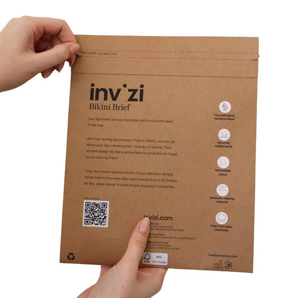 Invizi Slip Lavabile Femminile a Copertura Totale