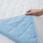 Protezione Letto Assorbente Lavabile con Angoli - Confezione da Due