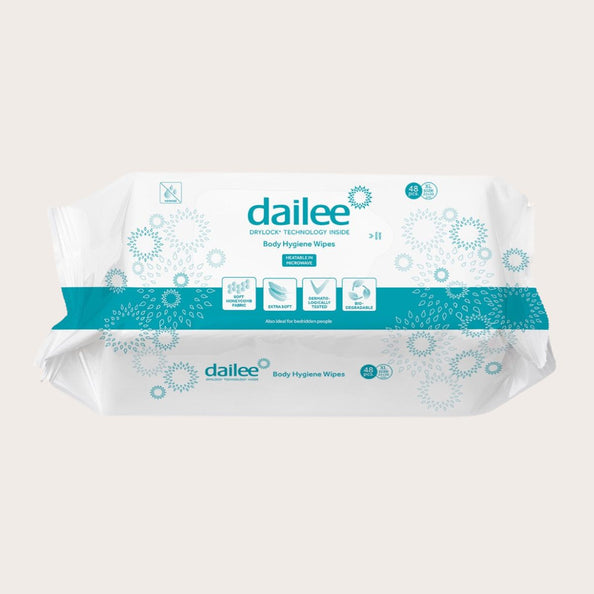 Dailee Body Wipes - Microwaveable