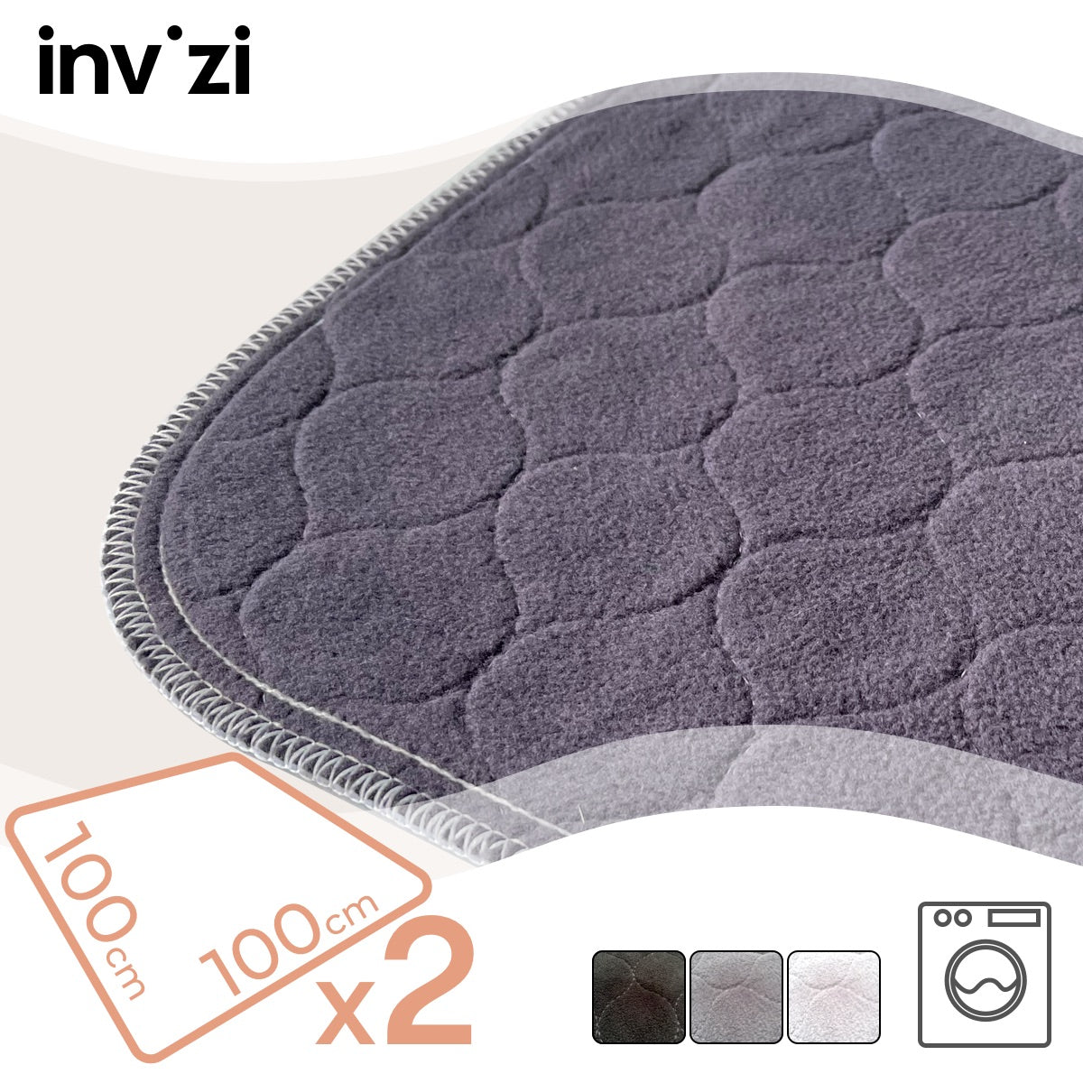 Invizi Large Protector - 100x100cm Twin Pack