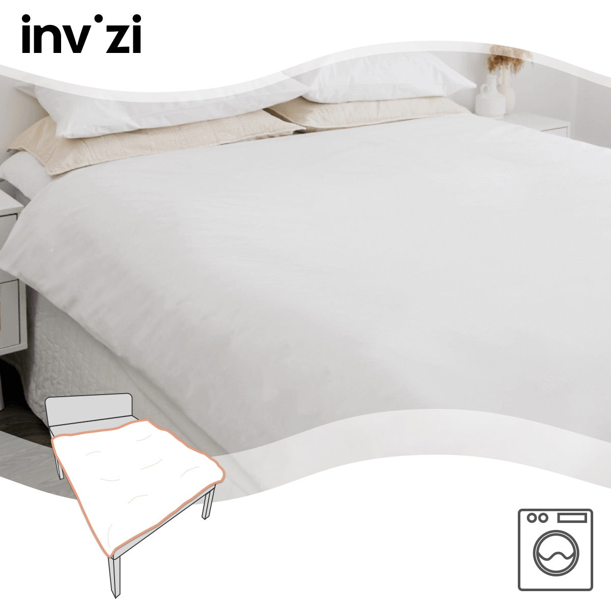 Invizi Wasserdichter Bettbezug