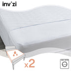 Protezione Letto Assorbente Lavabile con Angoli - Confezione da Due