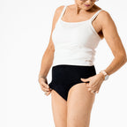 Culotte d'incontinence lavable pour femme Invizi – Taille haute