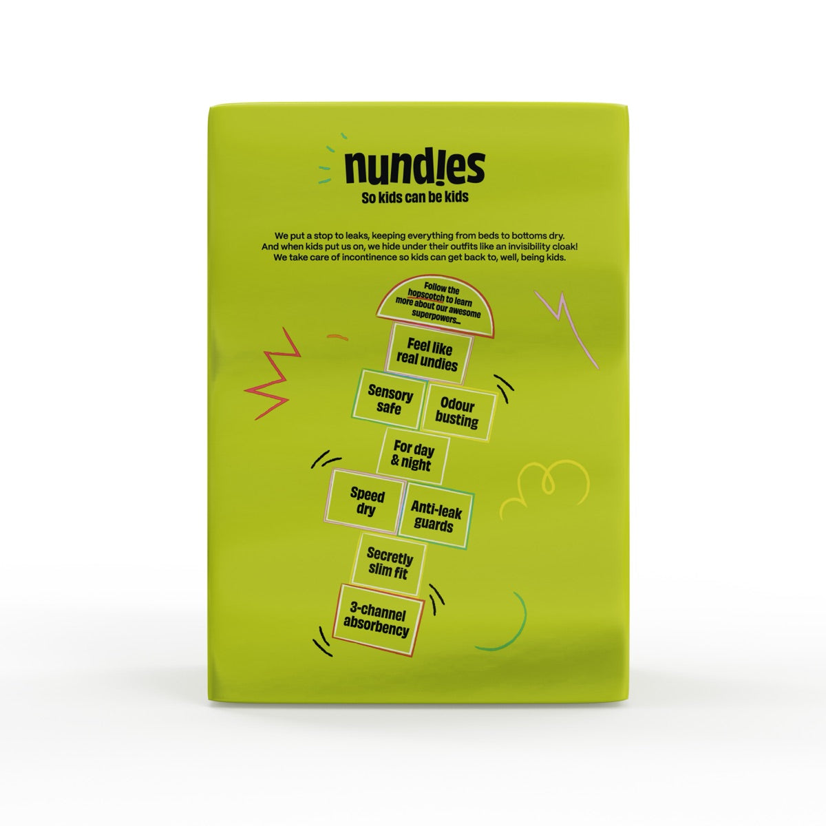 Nundies Pañal Braguita Para Niños  4-7 Años
