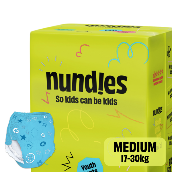 Nundies Inkontinenzhosen für Kinder 4-7 Jahre